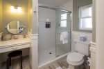 Master Bath with step in shower